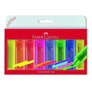 Faber Castell Textliner 1546 Fosforlu İşaretleme Kalemi Seti 8 Renk