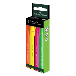 Faber Castell Textliner Fosforlu Kalem 38 Neon 4lü Set