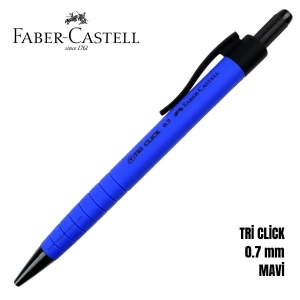 Faber Castell Tri Click Versatil Kalem 0.7mm Mavi