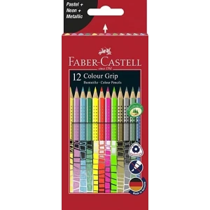 Faber-castell Üçgen Boya Kalemi Metalik 12 Renk (5171000006)