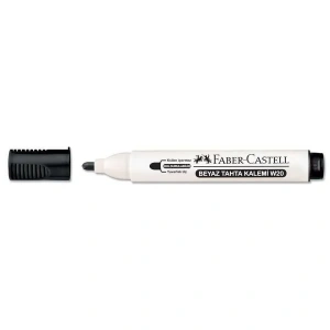 Faber Castell W20 Beyaz Tahta Kalemi Siyah