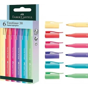 Faber Fosforlu Kalem 38 Pastel 6 Lı Poşet 301582180
