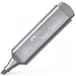 Faber Fosforlu Kalem Metalik Gümüş 154661