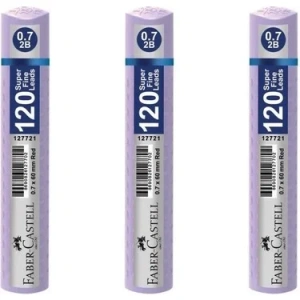 FABER GRIP MİN 0.7 PASTEL MOR 60 mm 120 Lİ TÜP 127738