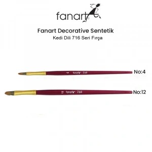 Fanart 716 Seri Kedi Dili Fırça