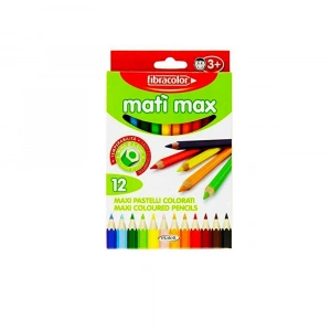 Fibracolor Mati Max Kalın Kuru Boya 12 Renk