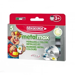 Fibracolor Metalmax Keçeli Boya Takımı 5 Renk