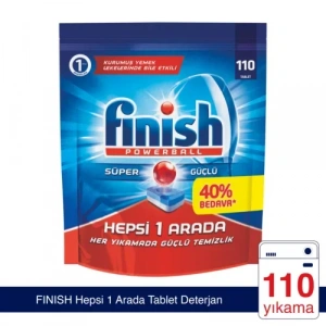 Finish Hepsi Bir Arada 100 lü Bulaşık Makinesi Tablet Deterjanı