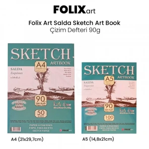 Folix Art Sketch Book Çizim Defteri 90g 50 Yp