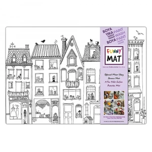 Funny Mat Çatıdaki Leylek 1143