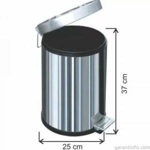 Garanti Metal 1003 Pedallı Çöp Kovası (12 Litre)