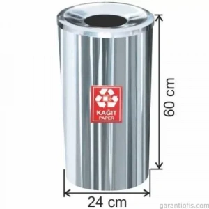 Garanti Metal 1801 Kağıt İçin Geri Dönüşüm Çöp Kovası (27 Litre)