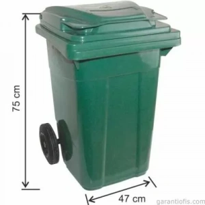 Garanti Metal 7556 Pedallı Plastik Konteyner (80 Litre)