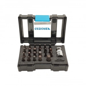 Gedore 620-024 Bits Uç Seti 1/4 24 Parça Torx Yıldız Düz Allen