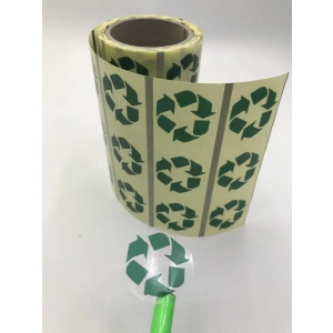 GERİ DÖNÜŞÜM ETİKETİ 30 MM YUVARLAK ÜZERİ BASKILI 500 ADET