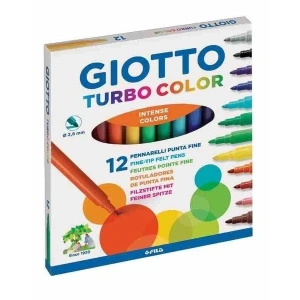Giotto Turbo Color Keçeli Kalem 12li 416000