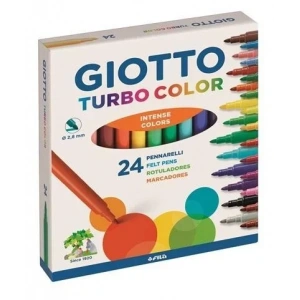 Giotto Turbo Color Keçeli Kalem 24lü 417000