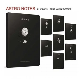 GIPTA ASTRO NOTES A6 80 YP ÇİZGİLİLİ SPR KARTON KAPAK DEFTER 6087 2011