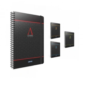 Gıpta Defter Academia Spiralli Sert Kapak A4 120 Yaprak Kareli