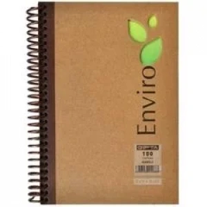 Gıpta Enviro Spiralli Sert Kapak Alli Defter A4 Düz 100 Yaprak Kraft (2919)
