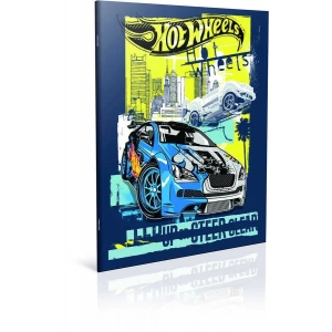 Gıpta Hot Wheels Tel Dikişli Karton Kapak Defter A6 48 Yaprak