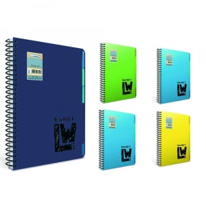 Gıpta  Lw S-Type Plastik Kapak Defter 17x24 cm 150 Yaprak 4+1