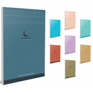 GIPTA MOON BLOCK DİKİŞLİ BLOKNOT A4 ÇİZGİLİ 80 YAPRAK (4060)