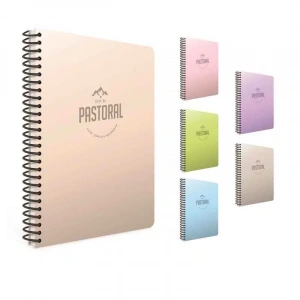 Gıpta Pastoral Spiralli Defter A4 Düz 96 Yaprak (3246)