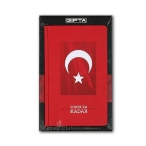 Gıpta Sonsuza Deri Kapak Defter 13x21 Çizgili 120 Yaprak (6501)