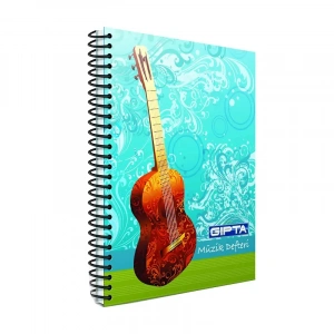 Gıpta Spiralli Müzik Defteri A4 40 Yaprak (1479)