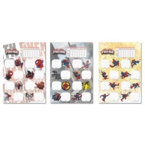 GIPTA TRANSFORMERS DERS PROGRAMI OKUL ETİKETİ 3LÜ (5779)