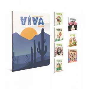 GIPTA VİVA NOTES KARTON KAPAK DEFTER A4 KARELİ 40 YAPRAK (4589)