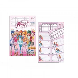 GIPTA WINX DERS PROGRAMLI 3 LÜ OKUL ETİKETİ  3130