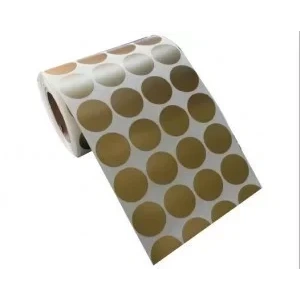 GOLD YUVARLAK ETİKETİ 25MM 2000´Lİ