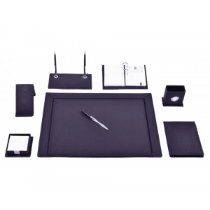 Gülpaş 239 Siyah 10 Parça Macro Desen Sümen Takımı