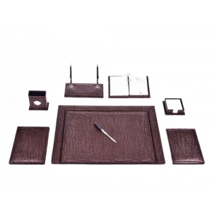 Gülpaş 252 Kahverengi Lüks Sümen Takımı (Goya - 9 Parça)