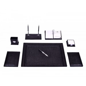 Gülpaş 929 Siyah Lüks Sümen Takımı (Goya - 9 Parça)