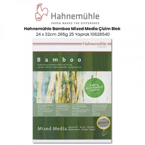 Hahnemühle Bamboo Mixed Media Çizim Blok 24 X 32cm 265g 25 Yaprak 10628540