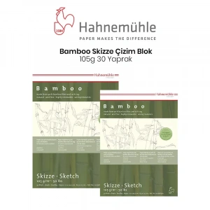 Hahnemühle Bamboo Skizze Çizim Blok 105g 30 Yaprak