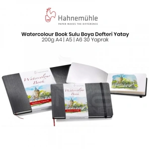 Hahnemühle Watercolour Book Sulu Boya Defteri Yatay 200g 30 Yaprak