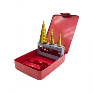 Hainz Köln Kademeli Delme Panç Metal Kutulu (3 Parça)