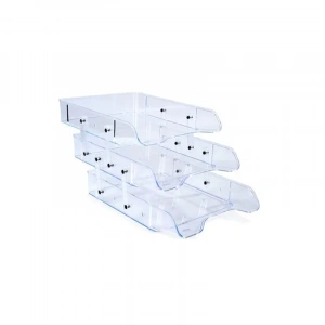 Hatas 02380 Hareketli Evrak Rafı Şeffaf 3lü