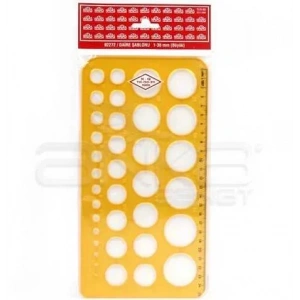 Hatas Daire Şablonu 1-36mm Büyük