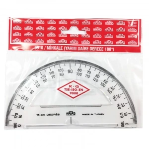 Hatas Plastik Minkale İletki  Yarım Daire 180 Derece 0910