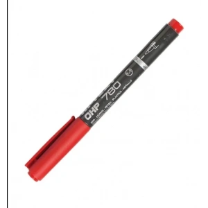 Hİ-TEXT 780MK ASETAT KALEMİ M KIRMIZI