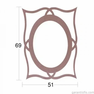 Hobi-art Ay 118 Boyanabilir Ahşap Ayna Çerçevesi