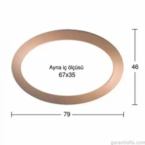 Hobi-art Ay 136 Boyanabilir Ahşap Ayna Çerçevesi