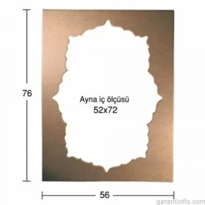 Hobi-art Ay 137 Boyanabilir Ahşap Ayna Çerçevesi