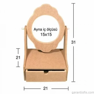 Hobi-Art AY 142 Boyanabilir Ahşap Ayna Çerçevesi