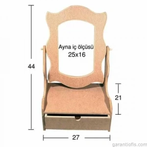 Hobi-Art AY 143 Boyanabilir Ahşap Ayna Çerçevesi